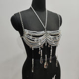 Maxbell Body Chain Bra Boho for Women and Girls for Performance Dressing up Concerts