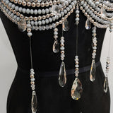 Maxbell Body Chain Bra Boho for Women and Girls for Performance Dressing up Concerts