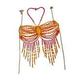 Maxbell Body Chain Bra for Women Body Jewelry for Music Festivals Concerts Carnivals