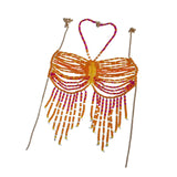 Maxbell Body Chain Bra for Women Body Jewelry for Music Festivals Concerts Carnivals