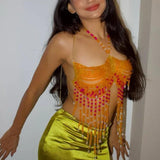 Maxbell Body Chain Bra for Women Body Jewelry for Music Festivals Concerts Carnivals