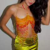 Maxbell Body Chain Bra for Women Body Jewelry for Music Festivals Concerts Carnivals