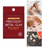 Maxbell Metal Clay Charms Necklace Bangles Adults Kids Handmade Bracelet Silver Clay 10g