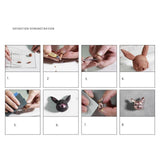 Maxbell Metal Clay Jewelry Finding Supplies Beads Professional Rings Adults Kids 10G