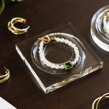 Maxbell Acrylic Pendant Bangle Display Tray Sturdy for Store
