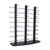 Maxbell Glasses Stand Multi Layers Sunglasses Holder for Malls Exhibition Countertop Black