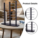 Maxbell Glasses Stand Multi Layers Sunglasses Holder for Malls Exhibition Countertop Black