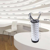 Maxbell Glasses Display Stand Rotating Eyeglass Display Turning Stand for Home Store Round for 36 Glasses