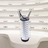 Maxbell Glasses Display Stand Rotating Eyeglass Display Turning Stand for Home Store Round for 36 Glasses