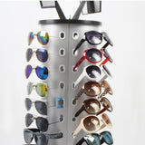 Maxbell Glasses Display Stand Rotating Eyeglass Display Turning Stand for Home Store Round for 44 Glasses