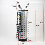Maxbell Glasses Display Stand Rotating Eyeglass Display Turning Stand for Home Store Round for 52 Glasses