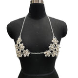 Maxbell Bra Body Chain Adjustable Trendy Body Chain for Cosplay Nightclub Masquerade