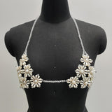 Maxbell Bra Body Chain Adjustable Trendy Body Chain for Cosplay Nightclub Masquerade