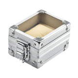 Maxbell Watch Box Organizer Clear Lid Gift Idea with Cloth Pillow Watch Display Case