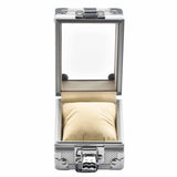 Maxbell Watch Box Organizer Clear Lid Gift Idea with Cloth Pillow Watch Display Case