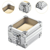 Maxbell Watch Box Organizer Clear Lid Gift Idea with Cloth Pillow Watch Display Case