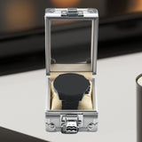 Maxbell Watch Box Organizer Clear Lid Gift Idea with Cloth Pillow Watch Display Case