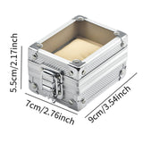 Maxbell Watch Box Organizer Clear Lid Gift Idea with Cloth Pillow Watch Display Case