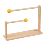 Maxbell Wood Hair Rope Jewelry Display Stand Versatile for Retail Settings Two Tiers