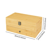 Maxbell Wooden Jewelry Box Organizer Organization Holder Necklaces Home Jewelry Case