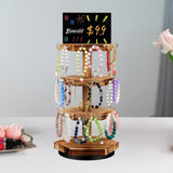 Maxbell Rotating Jewelry Storage Organizer Necklace Hanger for Pendant Rings Dresser