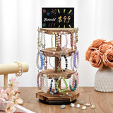 Maxbell Rotating Jewelry Storage Organizer Necklace Hanger for Pendant Rings Dresser