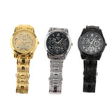 Maxbell Male Wrist Watch Business Gift Bracelet Watch for Father Friends Grandfather black