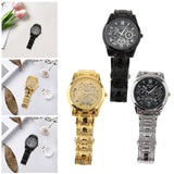 Maxbell Male Wrist Watch Business Gift Bracelet Watch for Father Friends Grandfather black