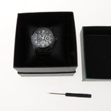 Maxbell Male Wrist Watch Business Gift Bracelet Watch for Father Friends Grandfather black