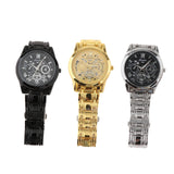 Maxbell Male Wrist Watch Business Gift Bracelet Watch for Father Friends Grandfather black