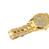 Maxbell Male Wrist Watch Business Gift Bracelet Watch for Father Friends Grandfather gold