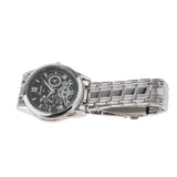 Maxbell Male Wrist Watch Business Gift Bracelet Watch for Father Friends Grandfather silver