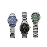 Maxbell Auto Mechanical Watch Men Quartz Movement Chronograph Analog Wristwatch Green