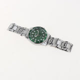 Maxbell Auto Mechanical Watch Men Quartz Movement Chronograph Analog Wristwatch Green