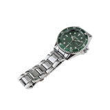 Maxbell Auto Mechanical Watch Men Quartz Movement Chronograph Analog Wristwatch Green