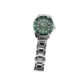 Maxbell Auto Mechanical Watch Men Quartz Movement Chronograph Analog Wristwatch Green
