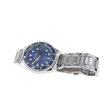 Maxbell Auto Mechanical Watch Men Quartz Movement Chronograph Analog Wristwatch Blue