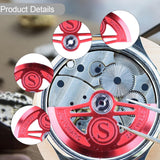 Maxbell Watch Automatic Hammer Rotor Jeweler Shop Watchmakers Accessory Watch Repair Red