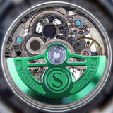 Maxbell Watch Automatic Hammer Rotor Jeweler Shop Watchmakers Accessory Watch Repair Green