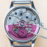 Maxbell Watch Automatic Hammer Rotor Jeweler Shop Watchmakers Accessory Watch Repair Purple