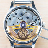 Maxbell Watch Automatic Hammer Rotor Jeweler Shop Watchmakers Accessory Watch Repair Brown