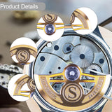 Maxbell Watch Automatic Hammer Rotor Jeweler Shop Watchmakers Accessory Watch Repair Brown