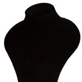 Maxbell Necklace Display Mannequin Jewelry Stand for Dresser Countertop Retail Store Black