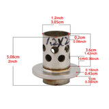 Maxbell Centrifugal Casting Steel Bell Jewelry Tool for Sand Casting Casting Machine 1.2inchx2inch