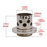 Maxbell Centrifugal Casting Steel Bell Jewelry Tool for Sand Casting Casting Machine 1.5inchx2inch