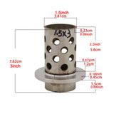 Maxbell Centrifugal Casting Steel Bell Jewelry Tool for Sand Casting Casting Machine 1.5inchx3inch