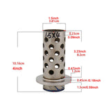 Maxbell Centrifugal Casting Steel Bell Jewelry Tool for Sand Casting Casting Machine 1.5inchx4inch