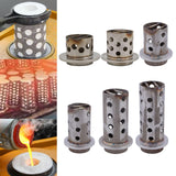 Maxbell Centrifugal Casting Steel Bell Jewelry Craft Casting Portable for Sand Metal 2inchx2inch