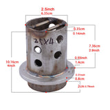 Maxbell Centrifugal Casting Steel Bell Jewelry Craft Casting Portable for Sand Metal 2.5inchx4inch