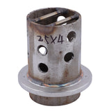 Maxbell Centrifugal Casting Steel Bell Jewelry Craft Casting Portable for Sand Metal 2.5inchx4inch